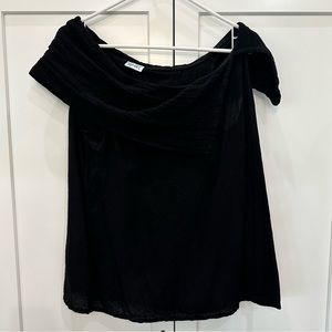 Black Oh My Gauze Top